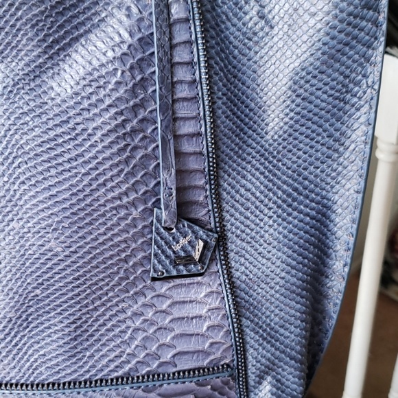 Botkier Soho Python Tote, Blue - Picture 2 of 8